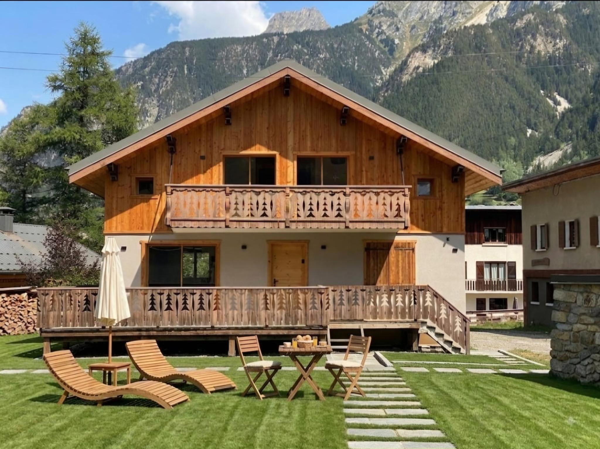 Chalet rénové au calme